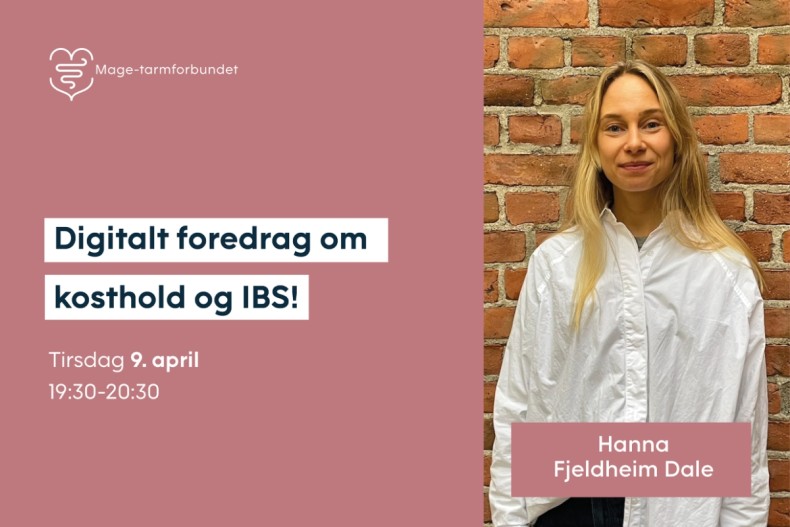 Bli med på digitalt foredrag: «Kostbehandling av IBS utover lav-FODMAP diett»